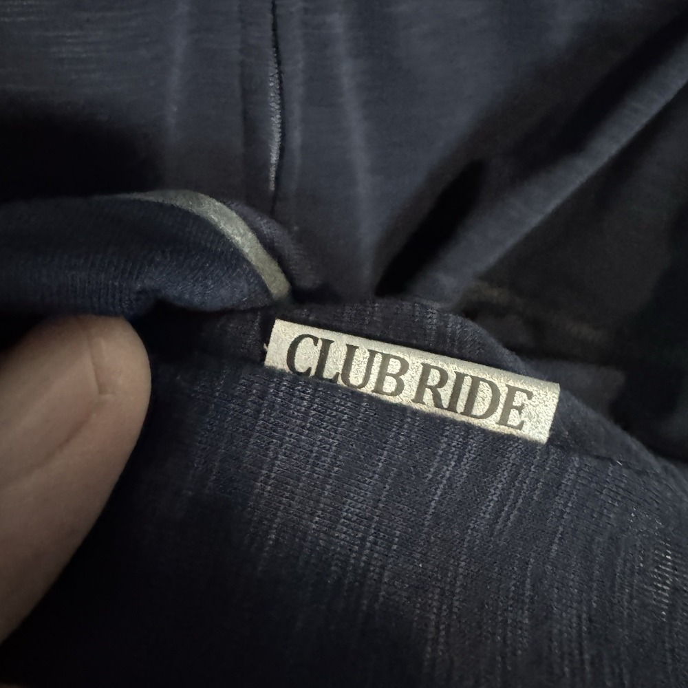 Club Ride Cycling Jersey Mens XL Navy Blue Half Zip Pullover Stretch Performance - Picture 5 of 11